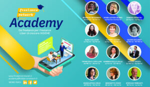 locandina Freelance Network Academy_ FLNAcademy 2021 tutti i docenti