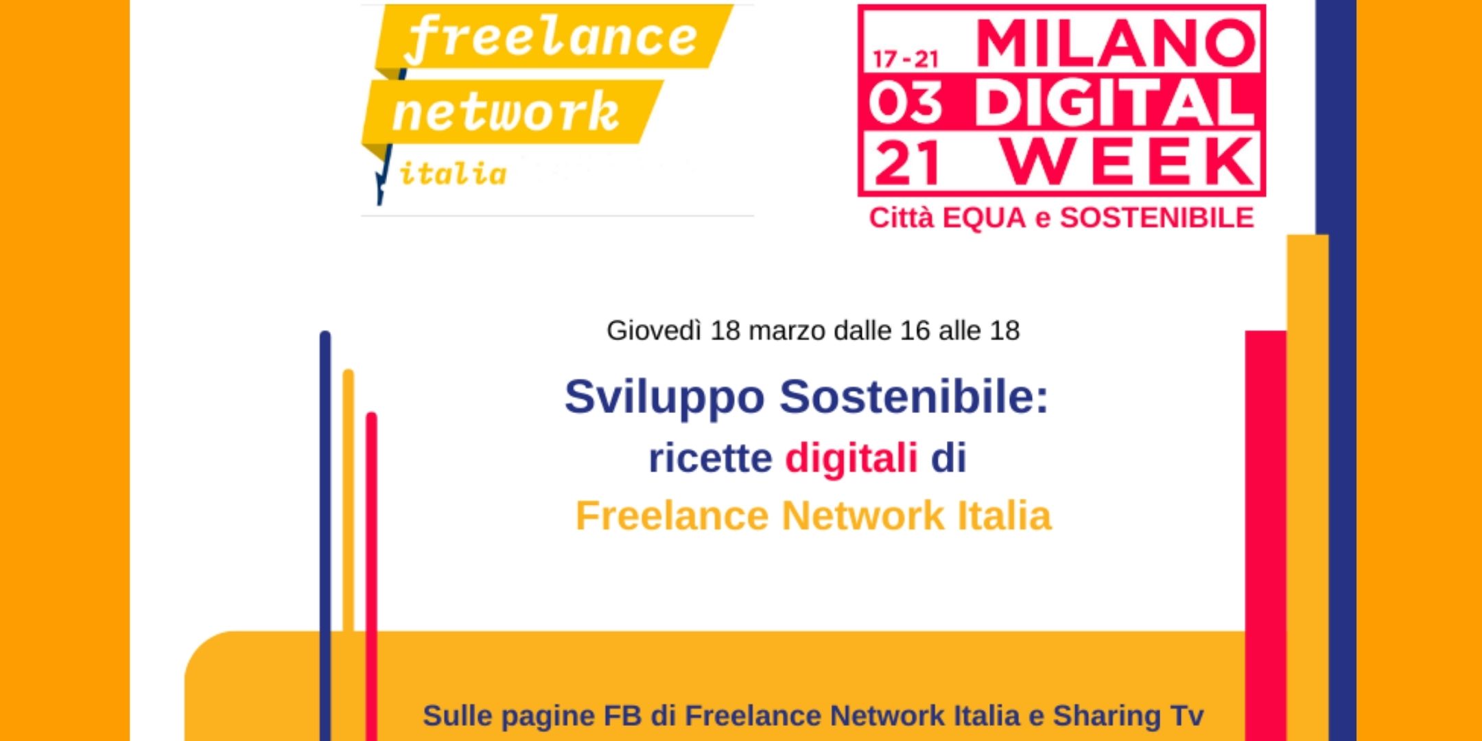 MDW 2021| Sviluppo sostenibile: ricette digitali di Freelance Network Italia